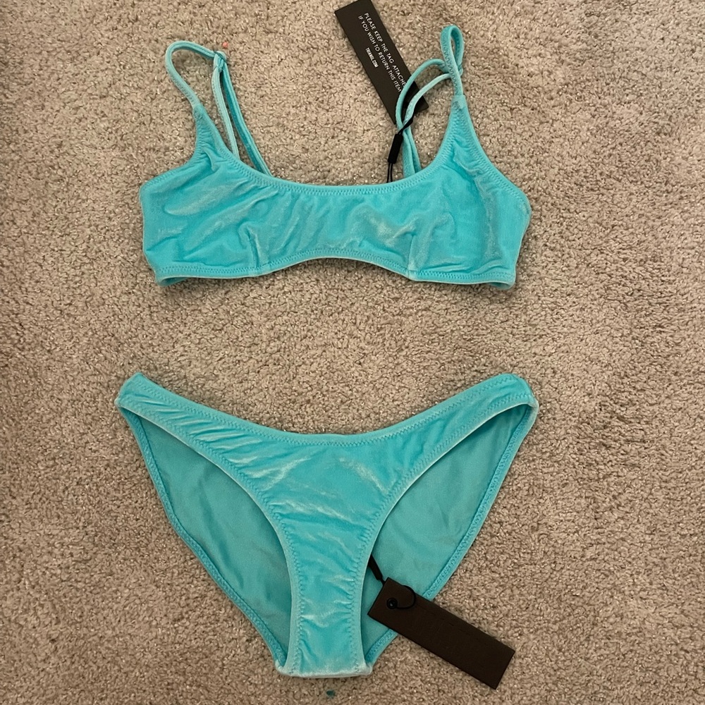 Triangl Maci Blue Crush bikini set